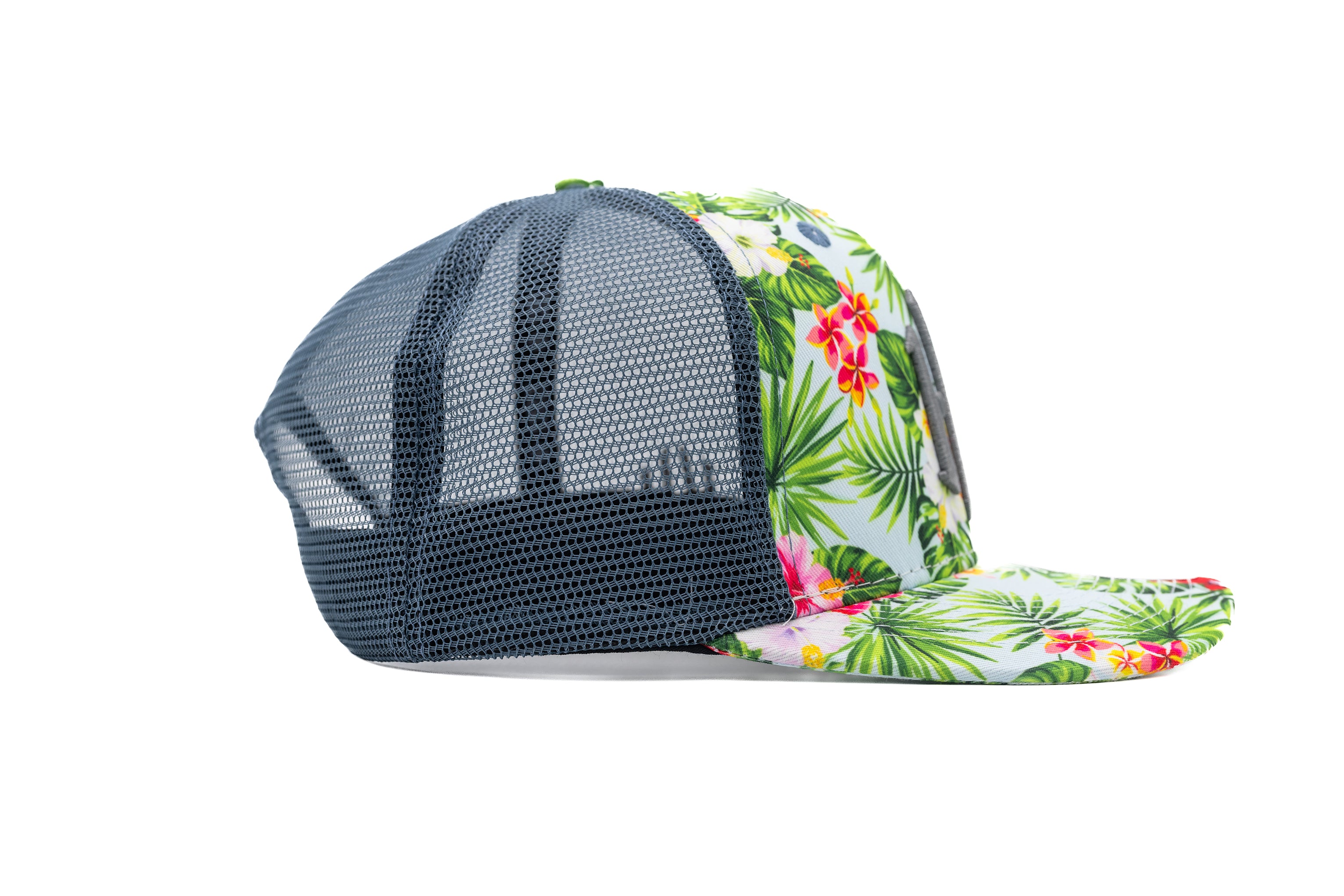 *NEW* HH FLORAL GREY TRUCKER