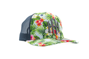 *NEW* HH FLORAL GREY TRUCKER