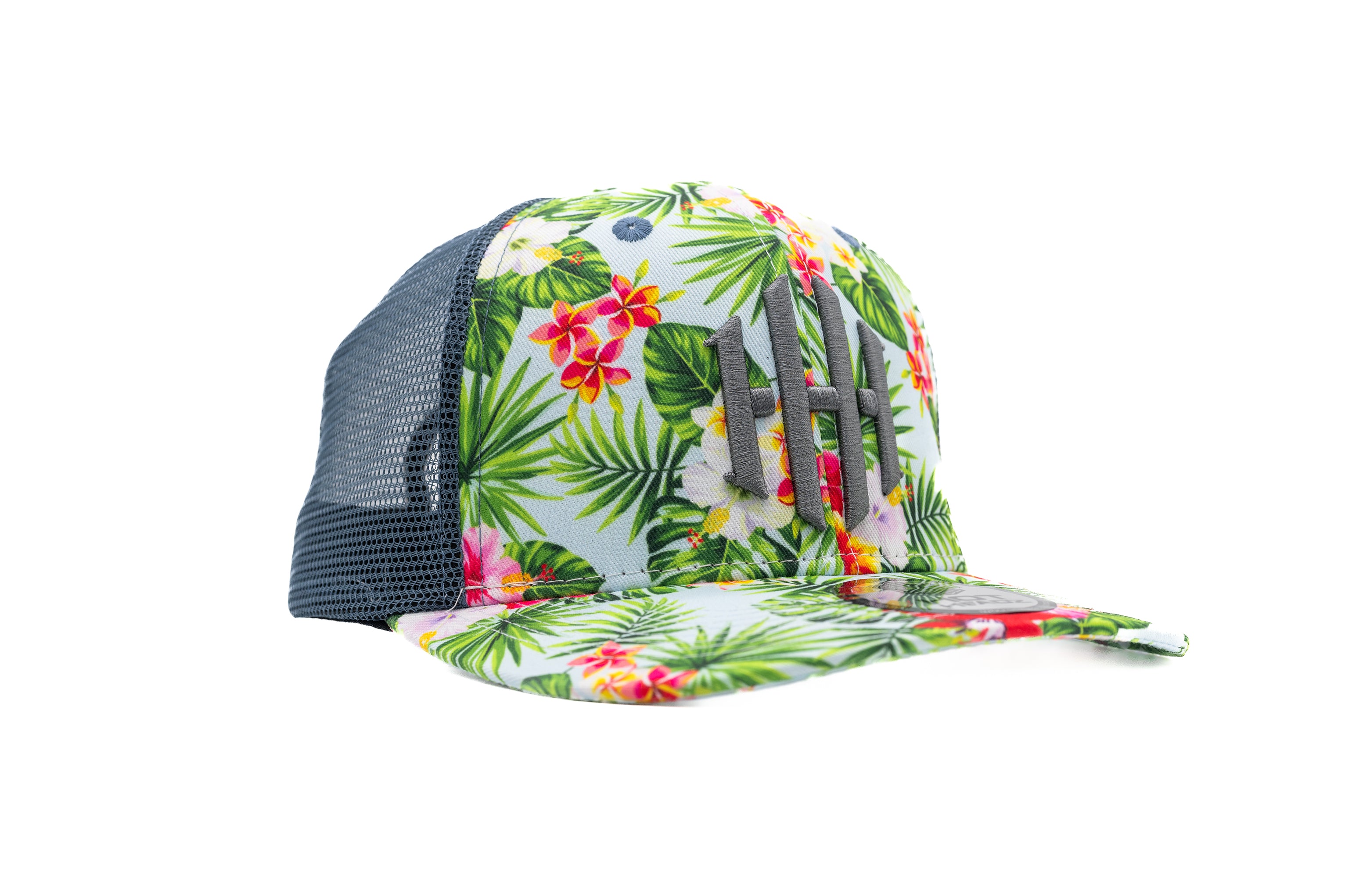 *NEW* HH FLORAL GREY TRUCKER